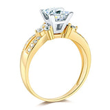 14k Yellow OR White Gold Wedding Engagement Ring For Ladies