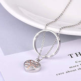 Cremation Jewelry 925 Sterling Silver Tree of Life Urn Necklace for Ashes Keepsake Pendant Necklace