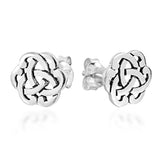 Celtic Knot 925 Sterling Silver Stud Earrings