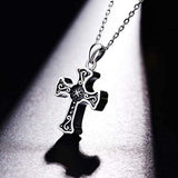 925 Sterling Silver Cross Urn Necklace | Memorial Cremation Ashes Pendant | Keepsake Jewelry