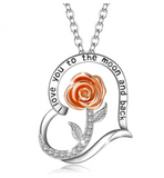 Rose Flower Pendant 