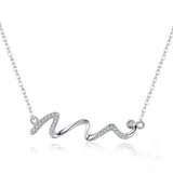  Twisted Line Simple Geometric Women Necklaces