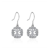 Life Tree Celtic knot fashion earrings S925 sterling silver earrings temperament long earrings