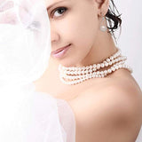 Sterling Silver Pearl Earrings Dangle Teardrop Earrings Bridal Betrothal Jewels