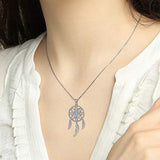 Silver Hollow Flower Pendant Jewelry