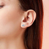 925 Sterling Silver  Fish Stud Earrings  for Women Daughter