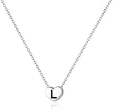 Silver Initial Necklace