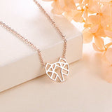 Sterling Silver Geometric Origami Elephant Necklace Gift for Her, Women, Friendship