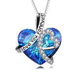 Wholesale Blue Swarovski Crystals Necklace