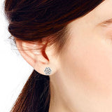 Celtic Knot 925 Sterling Silver Stud Earrings