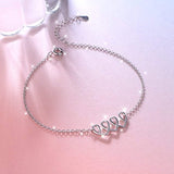 S925 Sterling Silver Adjustable Foot Anklet