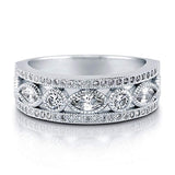 Wedding Half Eternity Band Ring