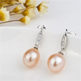 Cute Little Pearl Earrings Mounting Kids Jewelry Silver Earrings