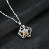 Petal Freshwater Pearl cubic Zircon Pendant Fashion Romantic necklace