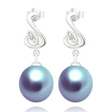 Hot-selling bridal jewelry pearl mounting earrings drop earrings