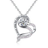  CZ Heart Pendant