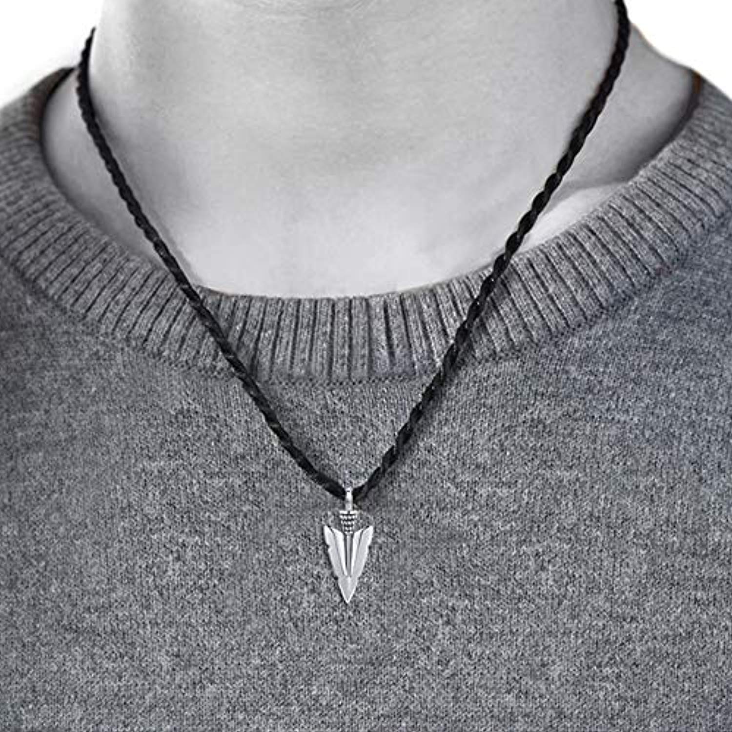Men's Arrow Necklace Silver | Martin Valen