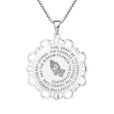  Religious Round Bible Verse Prayer Jewelry