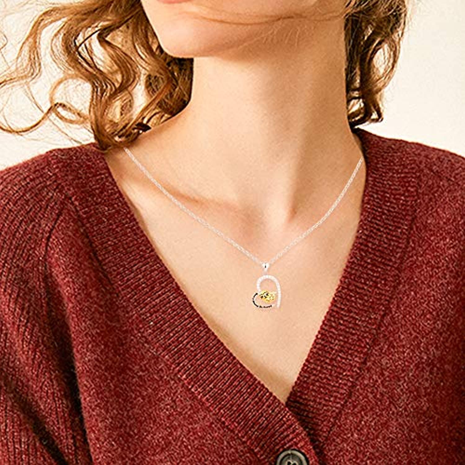 Sloth deals heart necklace