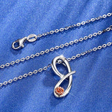 925 Sterling Silver Initial Letter pendant Necklace for Women Cursive Script Name Pendant Jewelry Gift