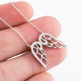 Protect Wings Women Story Necklace Silver Wholesale Design