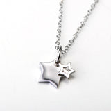 chain star necklace jewelry for girls simple design necklace