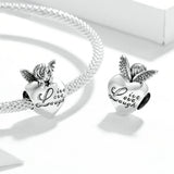 925 Sterling Silver Cute Angel Charm For DIY Bracelet  Fashion Jewelry For Thanksgiving