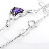 Long Crystal Necklaces Crystal Gemstone Wings Heart Necklaces