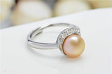 Pearl , Gemstone Ring , 925 Sterling silver Handmade Silver Jewelry