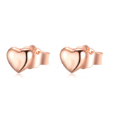 Wholesale Creative Loving Heart Cute Stud Earrings Women Lovely Jewelry Design
