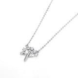 Christmas tree wishing tree zircon sterling silver pendant necklace temperament luxury  wholesale