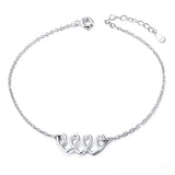 S925 Sterling Silver Adjustable Foot Anklet