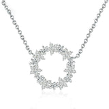 Shining Stackable Star Round Shape Pendants Necklaces 