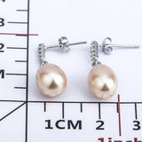 Top Fashion Elegant Drop Earrings Mounting Freshwater Pearl Earrings