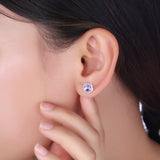 S925 Sterling Silver Crystal Stud Earrings Wholesale