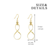 Infinity Earrings Best Selling Silver Drop Shipping Small Moq Earrings