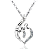  I Love Mom Gift For Mother Pendant 