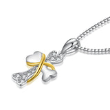 Luxury Cross Necklace Jewelry Box Chain Necklace for Jewelers Crystals