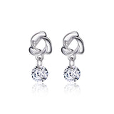 S925 Sterling Silver Cubic Zirconia Stud Earrings Wholesale