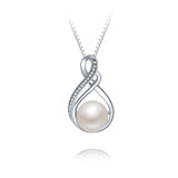 S925 Sterling Silver Fashion Wild Pearl Pendant Necklace Female Jewelry Cross-Border Exclusive