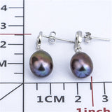 custom design pearl earrings mounting charms jewelry crystal