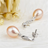 Cute Little Pearl Earrings Mounting Kids Jewelry Silver Earrings