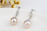 Stylish Culture Real Pearls Mounting Earrings Pearl Women Earrings