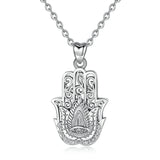 Hamsa Hand Pendant Necklace