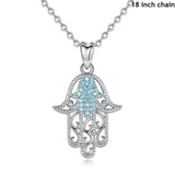 Hamas Hand Of Fatima Pendant Necklace