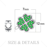 Lucky Clover 925 Sterling Silver Beads Charms Silver 925 Original For Bracelet Silver 925 original Jewelry