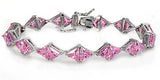 Silver Cubic Zircon Tennis Bracelet