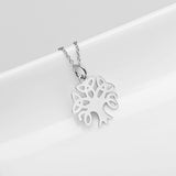 Artistic Celtic Knot Design Life Tree 925 Sterling Silver Pendant Necklace