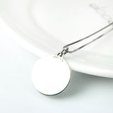 Picture Of Wonderful Night With Moon Star House Necklace Wholesale 925 Sterling Silver Jewelry
