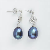 Hot-selling bridal jewelry pearl mounting earrings drop earrings